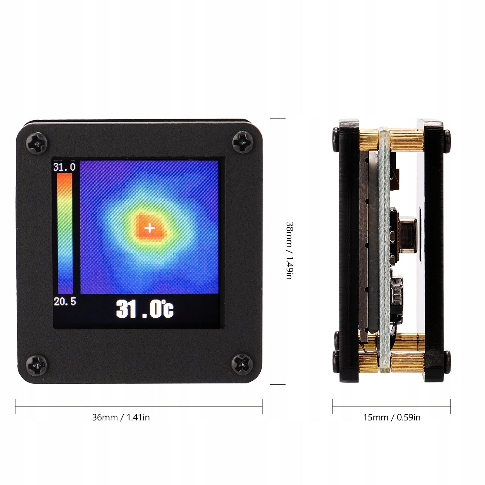INFRARED THERMAL IMAGING CAMERA AMG8833 IR EAN (GTIN) 7314366743314