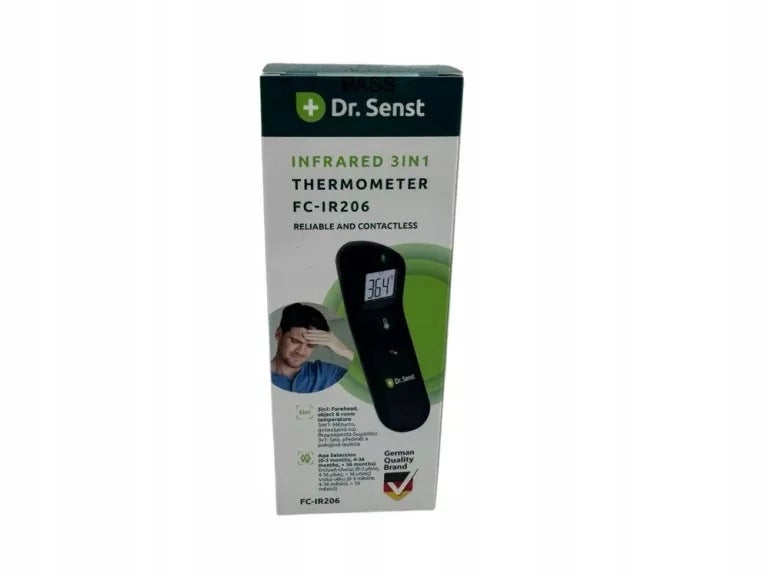 INFRARED THERMOMETER 3IN1 FC-IR206 DR. SENT BLACK