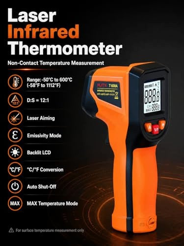 INFRARED TOUCHLESS THERMOMETER LASER GUN COOKING FOR HOME Brand no brand