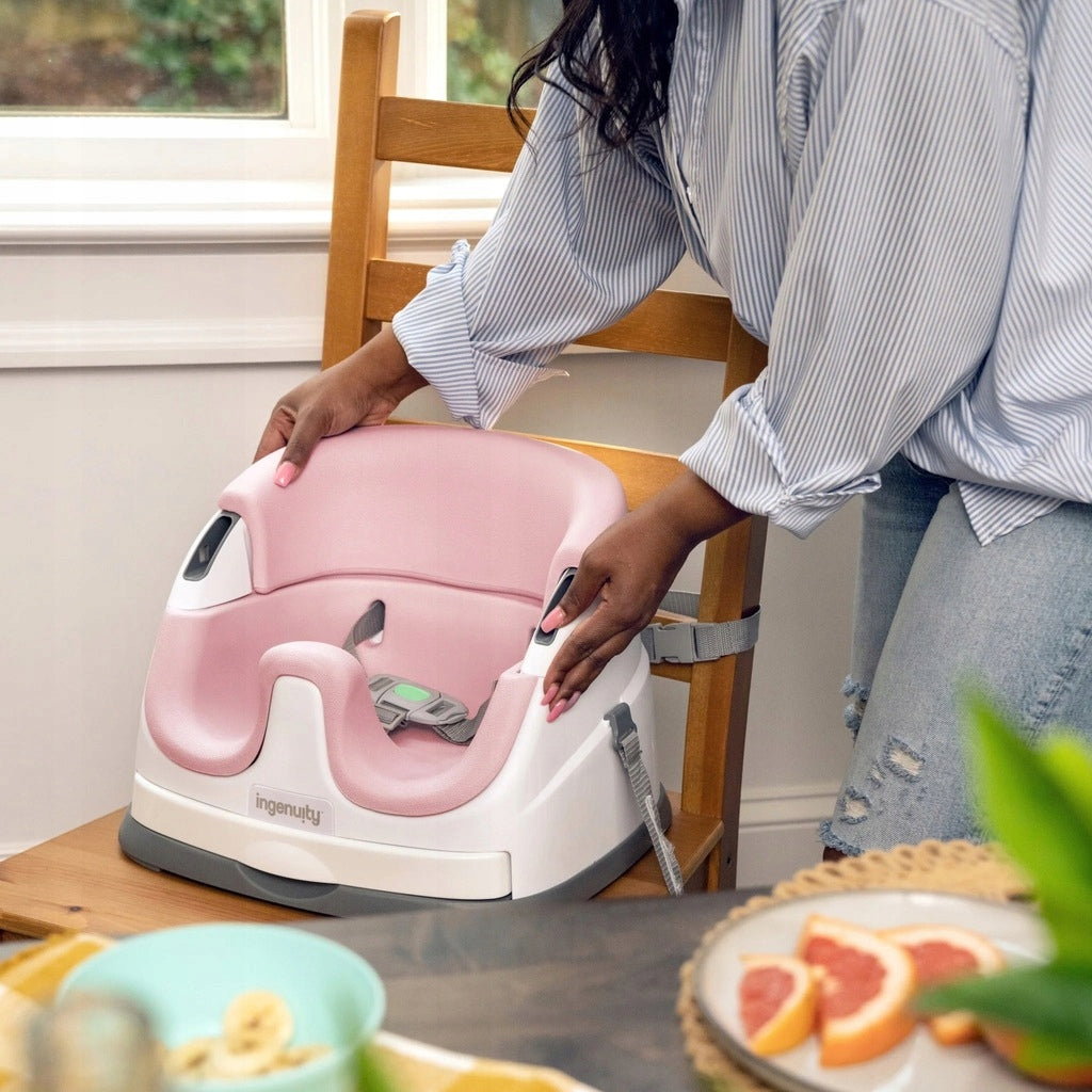 INGENUITY HIGH CHAIR FEEDING SEAT 2IN1 BRIGHT STARTS PINK Brand Ingenuity
