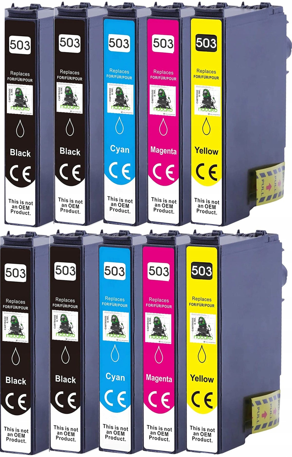 INK CARTRIDGE FOR EPSON 503XL XP-5200 XP-5205 WF-2960DWF WF-2965DWF PRINTER Packaging status original