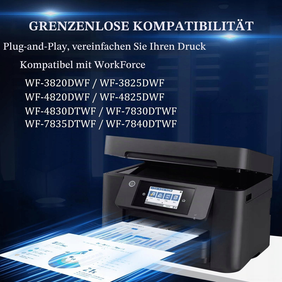 INK CARTRIDGES 405XL REPLACEMENT 10 PIECES FOR EPSON WORKFORCE PRO Manufacturer code 8789215987383