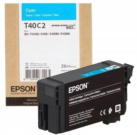 INK EPSON T40C2 CYAN C13T40C240 ORIGINAL