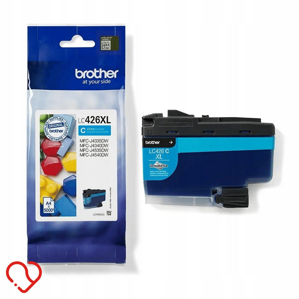 INK FOR PRINTER BROTHER LC426XLC BLUE CYAN 5000 PAGES ORIGINAL