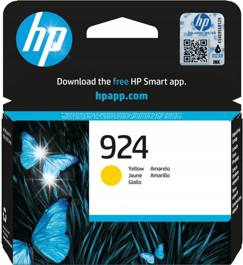 INK HP 924 YELLOW 4K0U5NE ORIGINAL