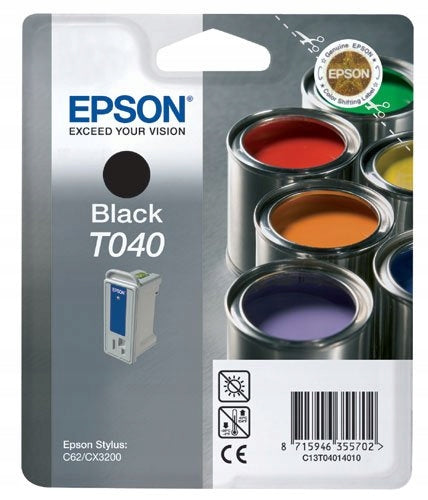 INK ORIGINAL EPSON T040 BLACK C62 CX3200