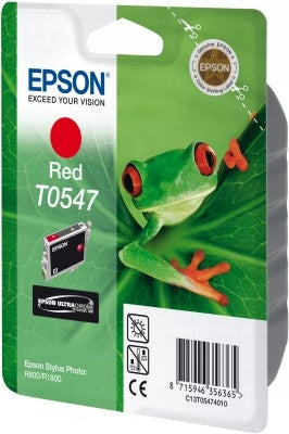 INK ORIGINAL EPSON T0547 RED R800 R1800 Capacity 13 ml