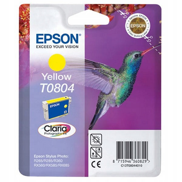 INK ORIGINAL EPSON T0804 YELLOW R285 R360