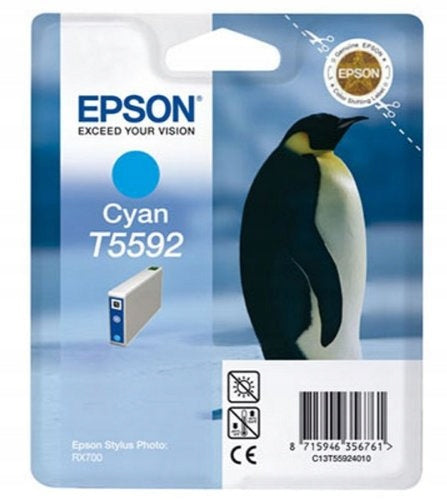 INK ORIGINAL EPSON T5592 CYAN RX700