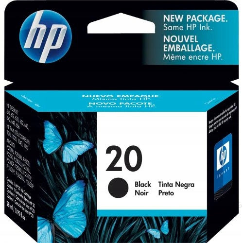 INK ORIGINAL HP 20 BLACK C6614NE 14ML 230STR