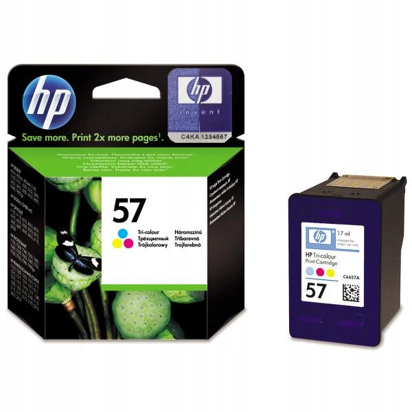 INK ORIGINAL HP 57 COLOUR C6657AE 500STR