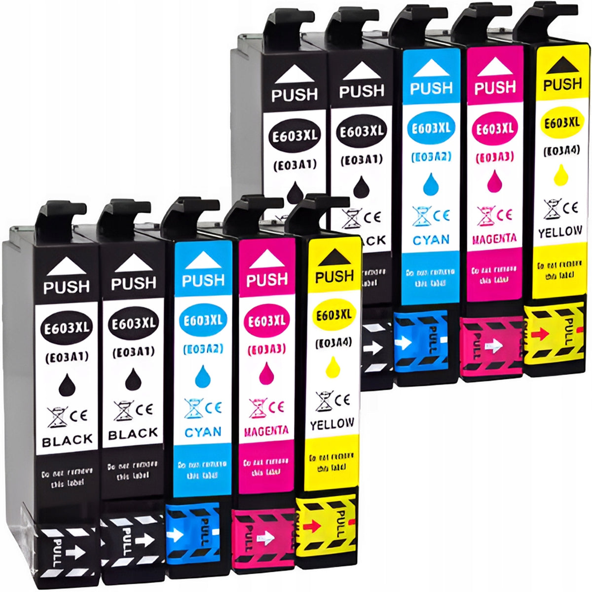 INK SET 603XL X10 FOR EPSON XP2100 XP2105 XP3100 XP3105 WF2830 WF2850