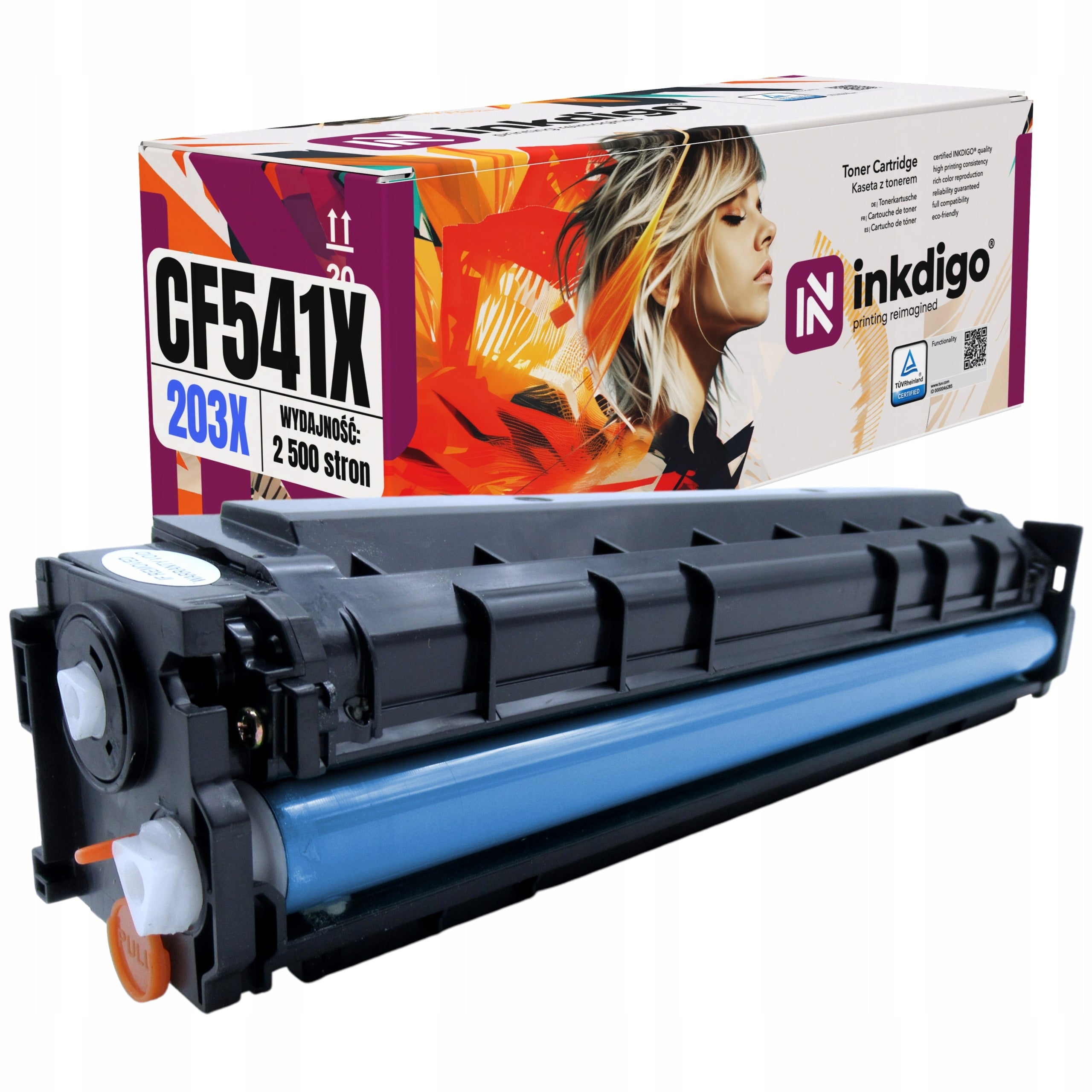 INKDIGO TONER FOR HP 203X CF540 M254nw M281fdw C