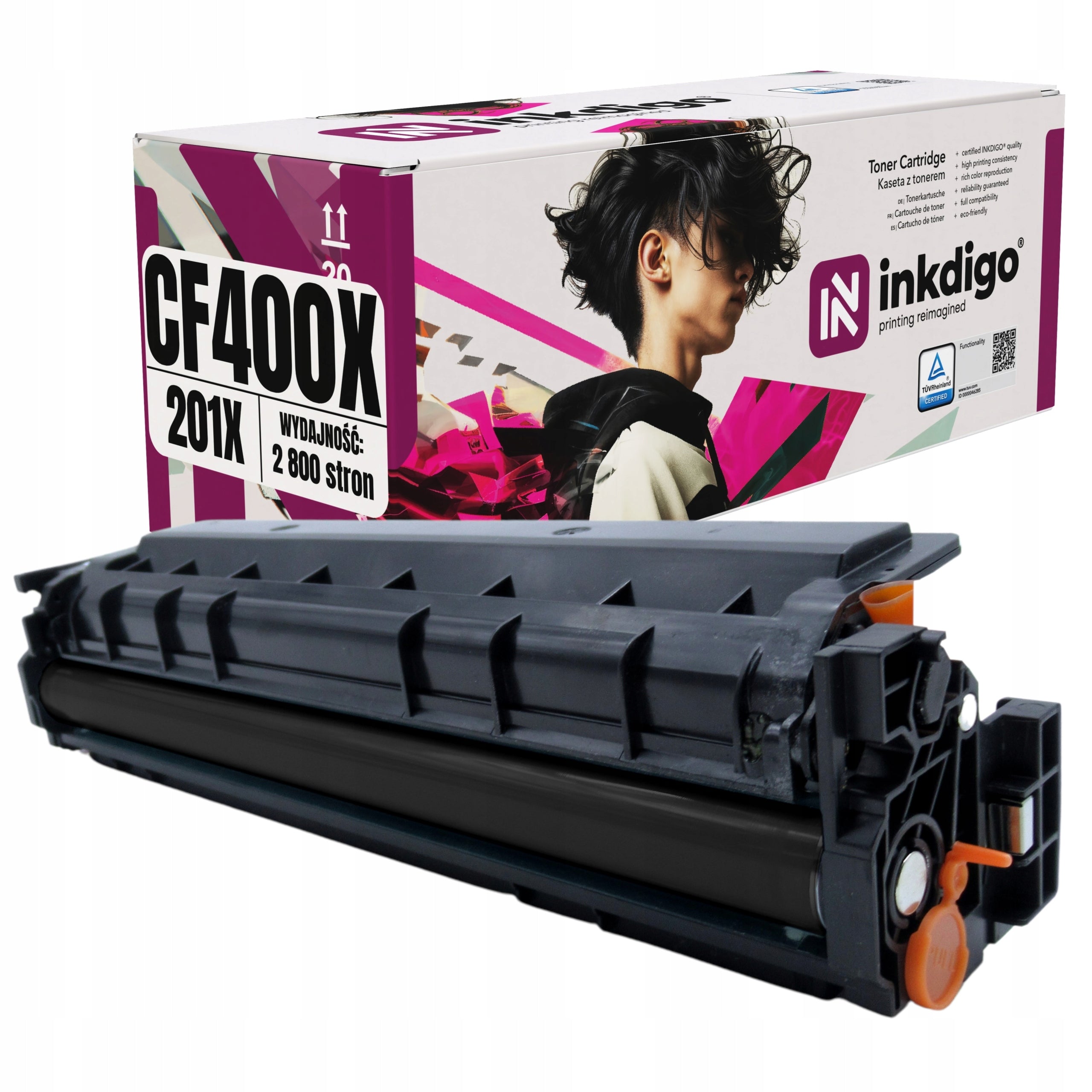 INKDIGO TUV Toner Cartridge for HP CF400X M252 M277dw