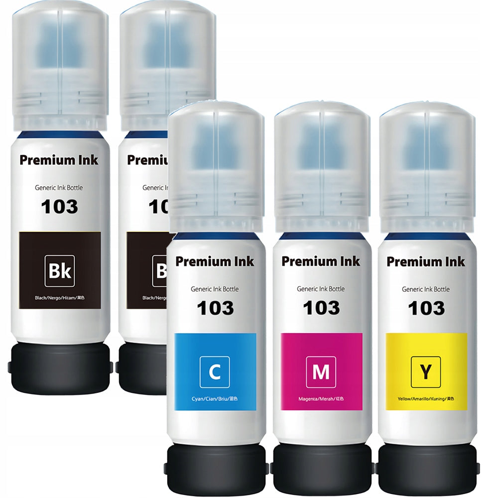 INKS 103 FOR EPSON EcoTank L3160 L3150 L3110 L3210 L3251 L3256 PRINTER