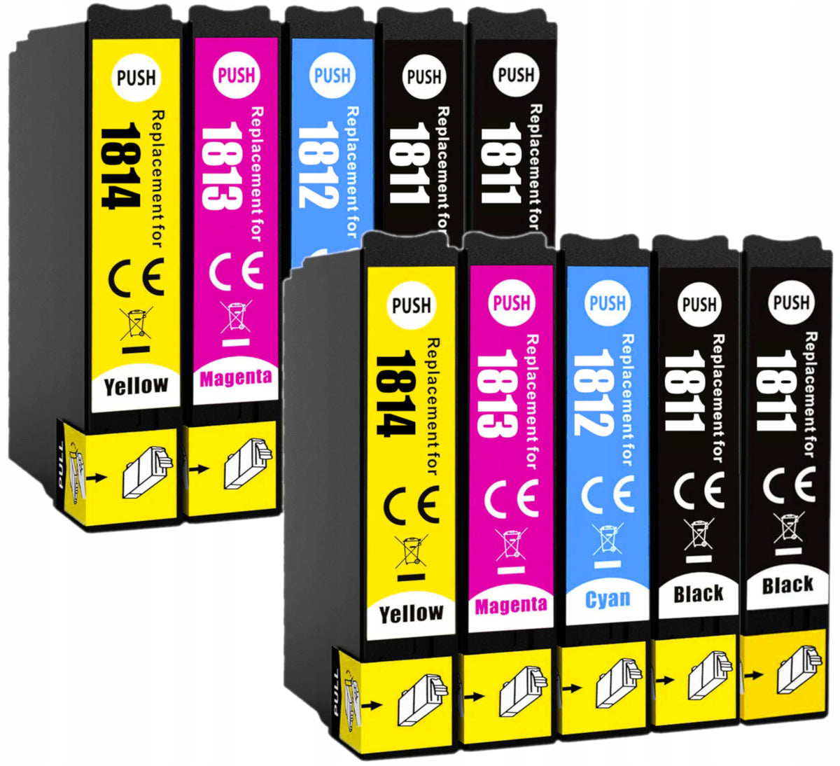 INKS T1811 TO EPSON XP205 XP212 XP215 XP305 XP312 XP405 XP315 XP415 XP425