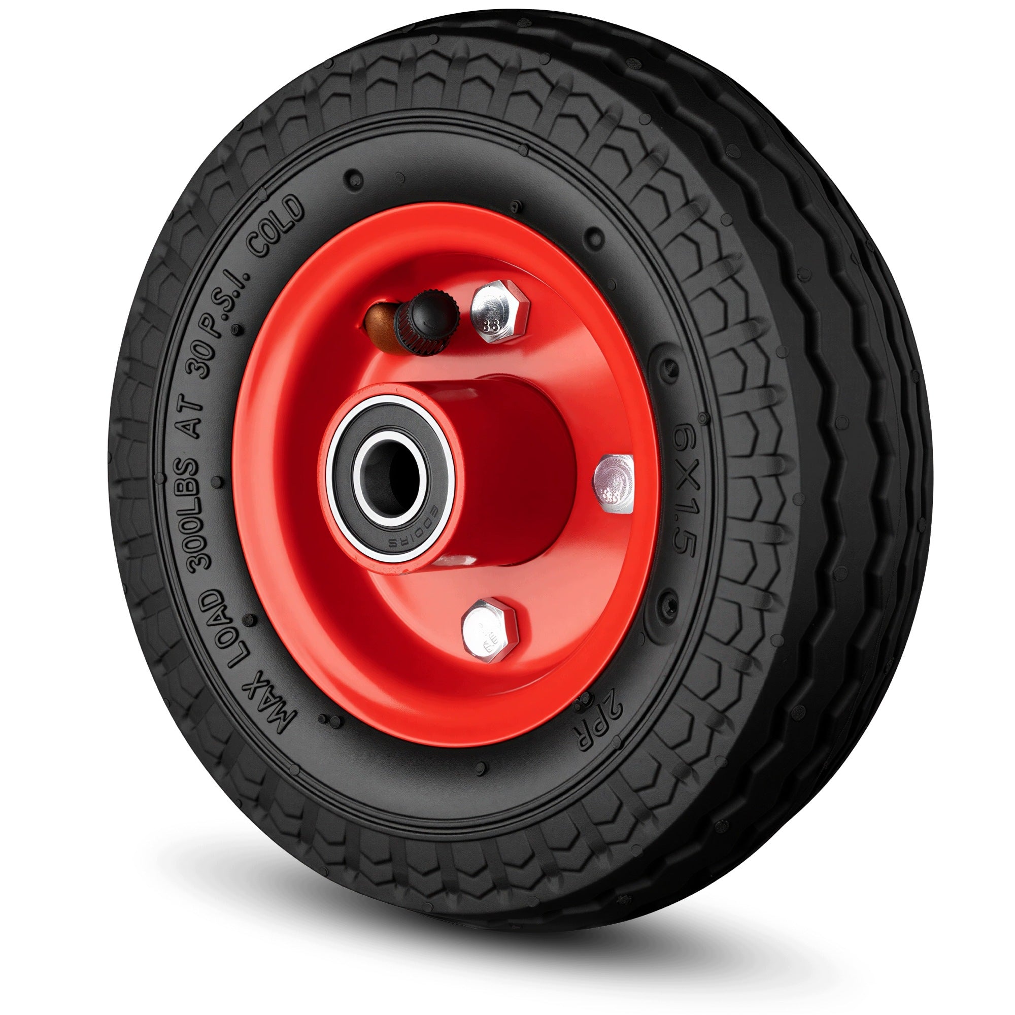 INNER TUBE WHEEL 6x1,5 FOR GRILL TROLLEY MOWER DIAMETER 150 FI 12 MM PUMPED