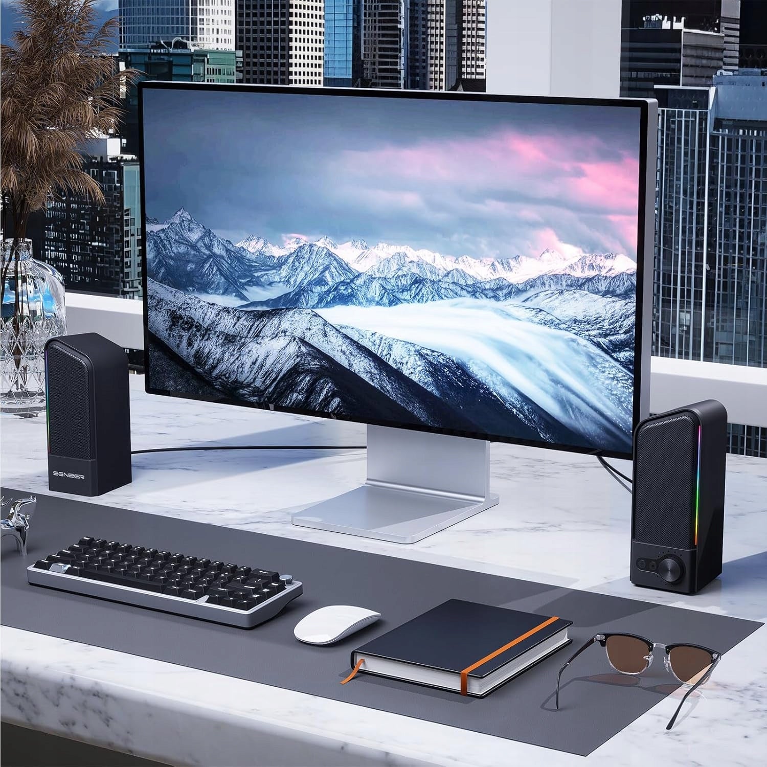 INNOVATIVE SENZER CS20 SPEAKERS WITH LED, USB AND CLEAR STEREO TOP SOUND Brand no brand
