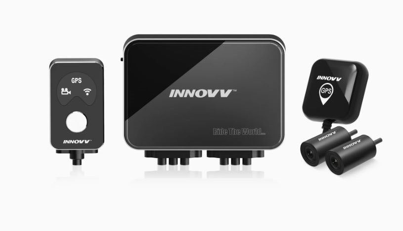 INNOVV K7 - motorcycle video recorder 2 front and rear cameras with night mode