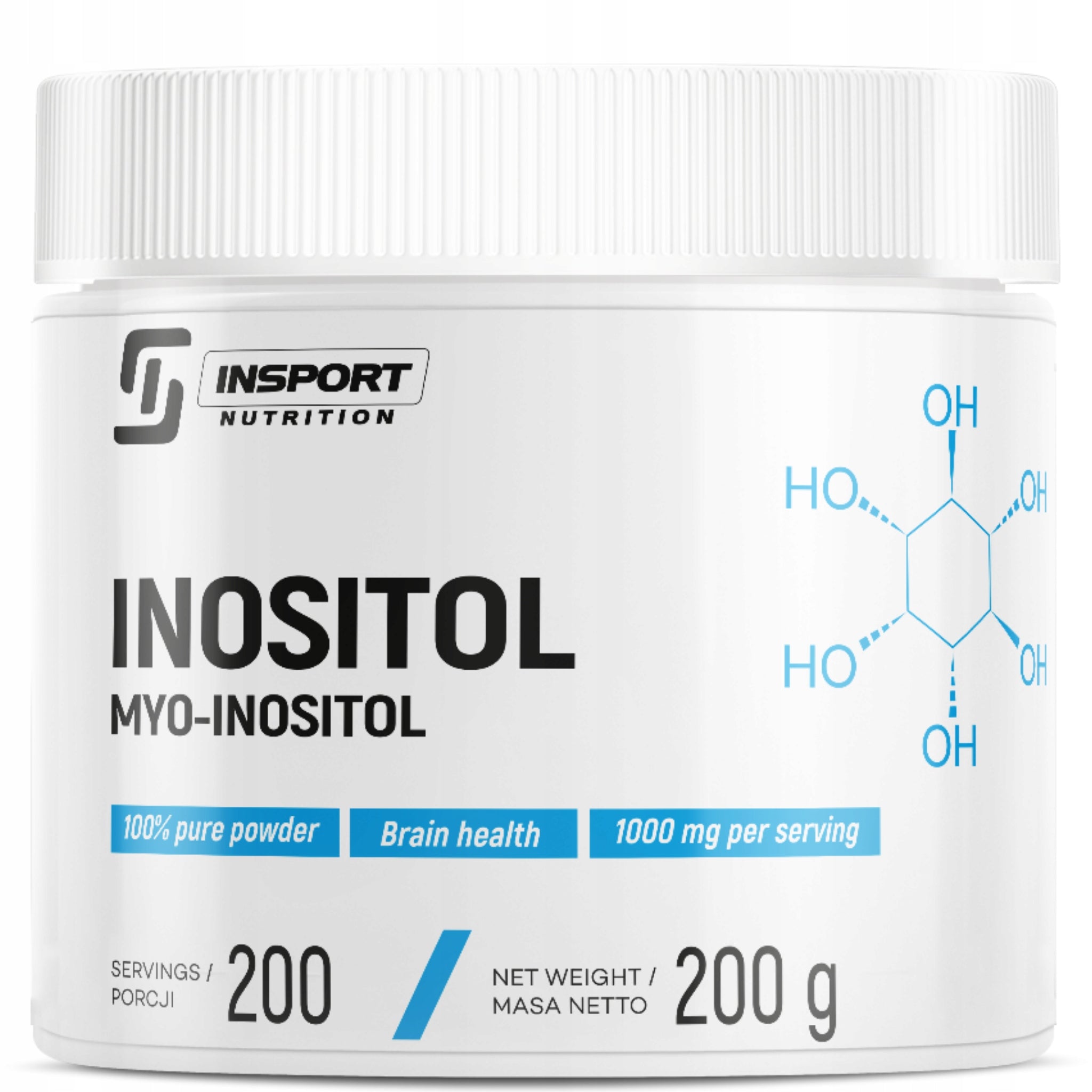 INOSITOL 1000mg 200g MIO INOSITOL Vitamin B8 MOOD MEMORY | INSPORT