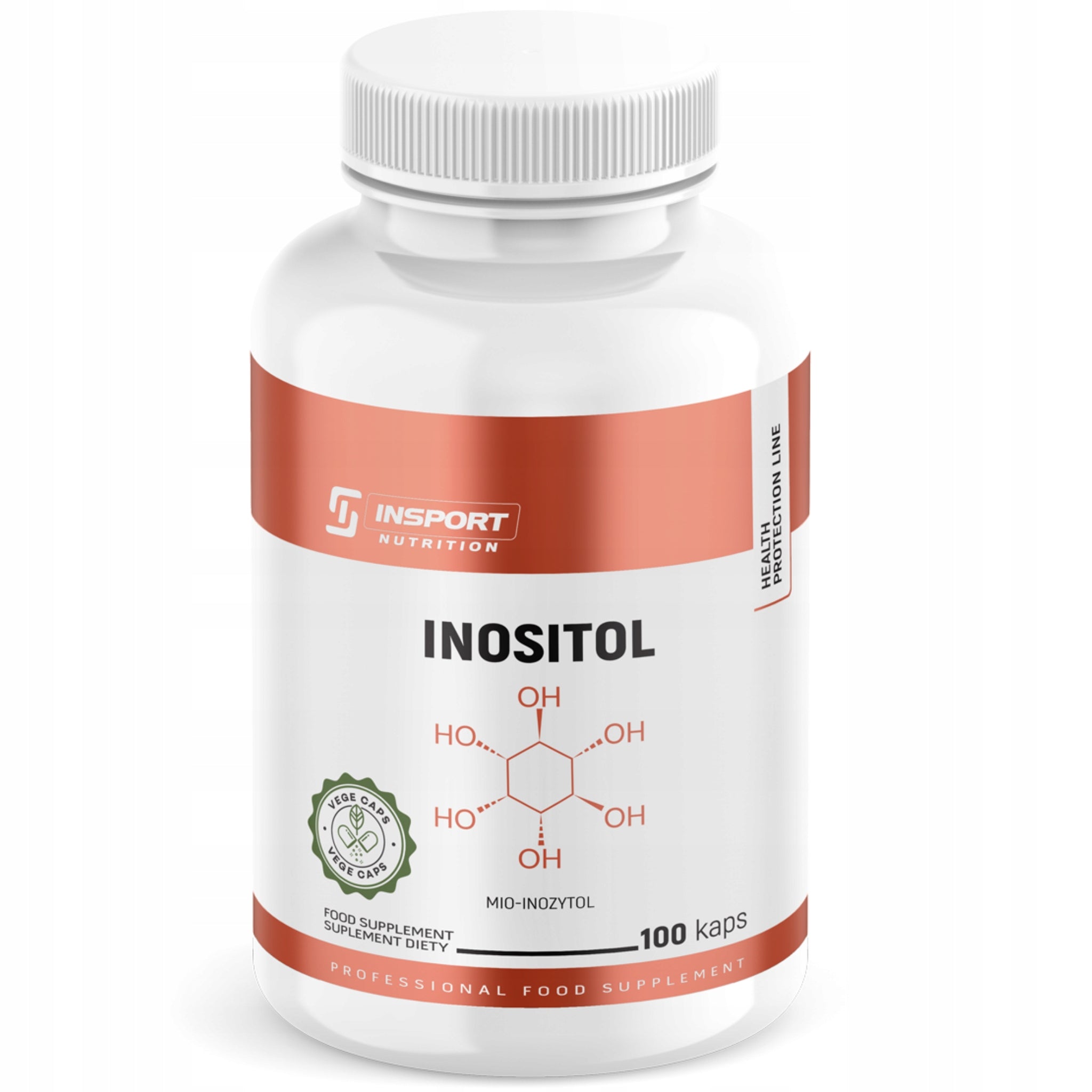 INOSITOL 750mg 100 kap MIO INOSITOL Vitamin B8 MEMORY | INSPORT Packaging status original
