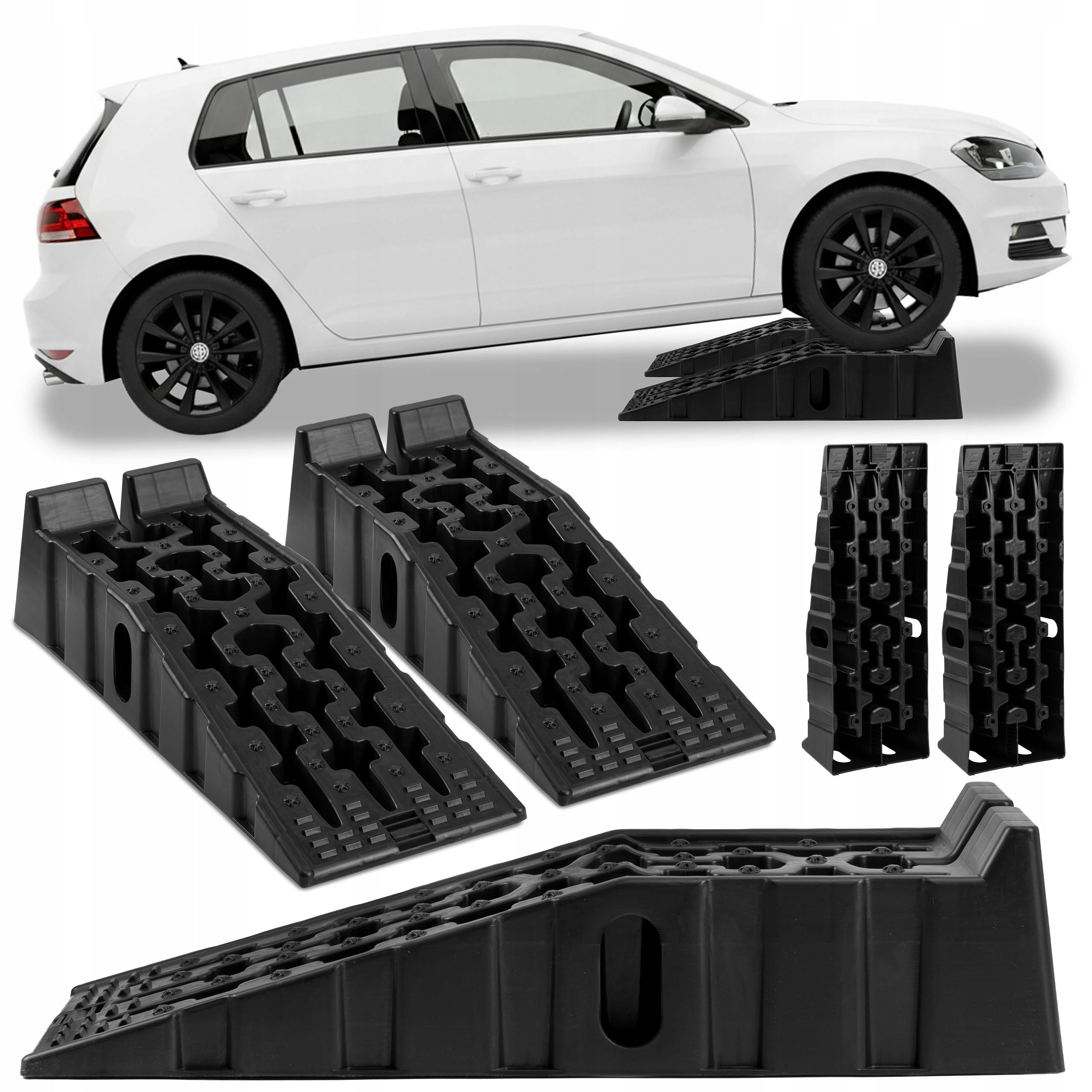 INRUN RAMPS CAR INRUNS WORKSHOP RAMP DRIVEWAY 5 TONS 2 PCS