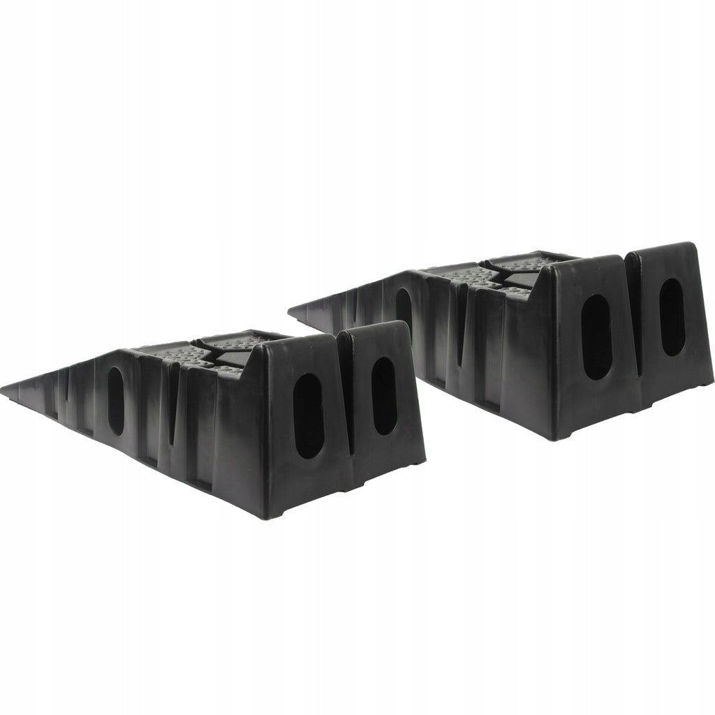 INRUN RAMPS PU CAR DRIVEWAYS FOR GARAGE 2PCS ANTI-SLIP RUBBER Brand Luxtom