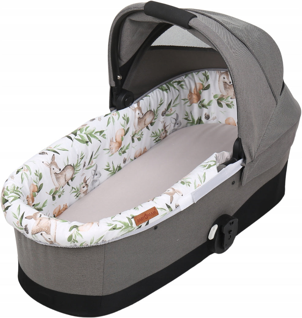 INSERT FOR GONDOLA TROLLEY WITH ZIPPER STIFFENED DOUBLE-SIDED BABYMAM