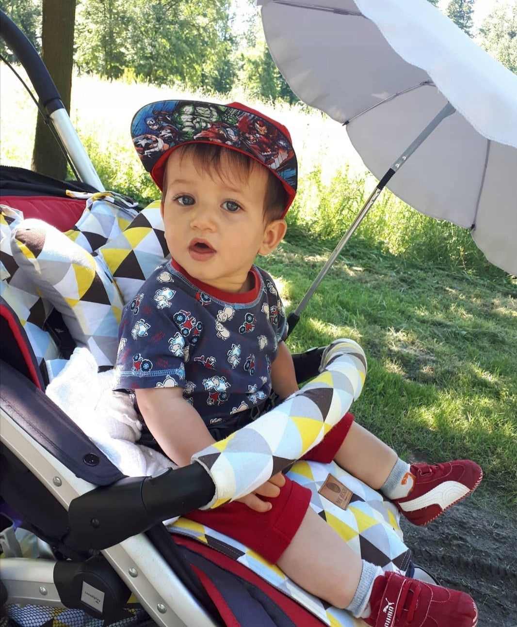 INSERT FOR STROLLER BUTTERFLY PROTECTORS BESZKA THICK FOAM COTTON Packaging status original
