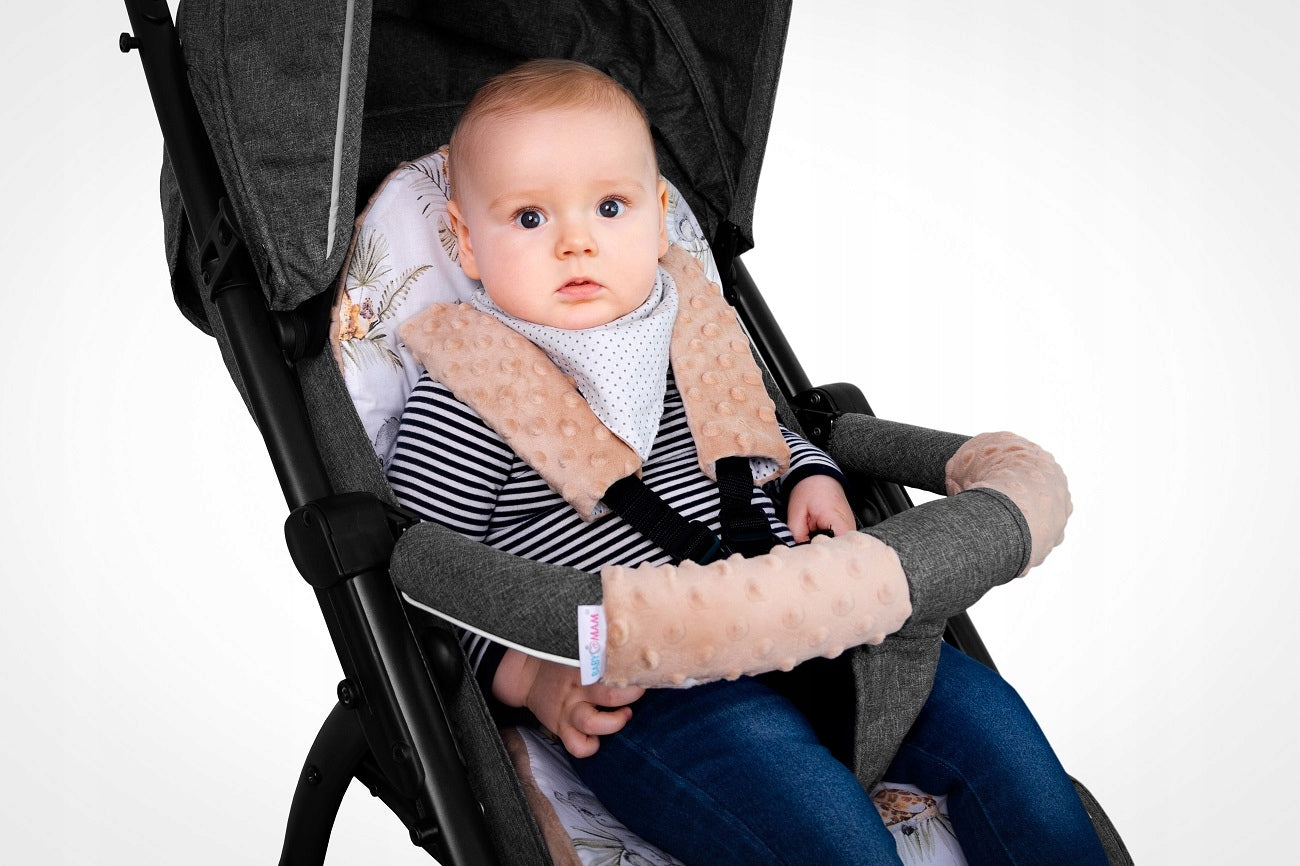 INSERT FOR STROLLER MINKY COTTON DOUBLE-SIDED BABYMAM Color multicolor