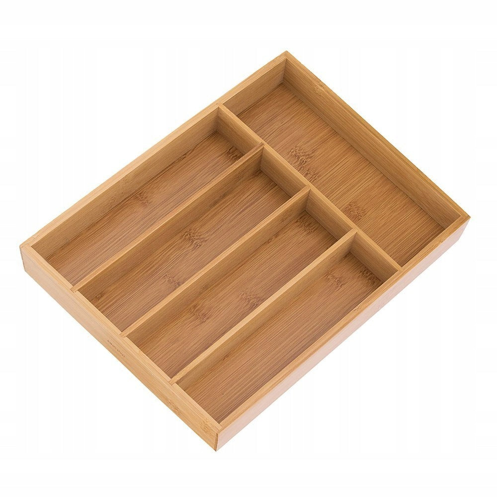 INSERT ORGANIZER FOR CUTLERY DRAWER BAMBOO Length 35.5 cm