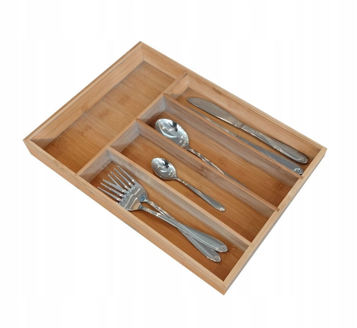 INSERT ORGANIZER FOR CUTLERY DRAWER BAMBOO Number of pieces 1 pcs