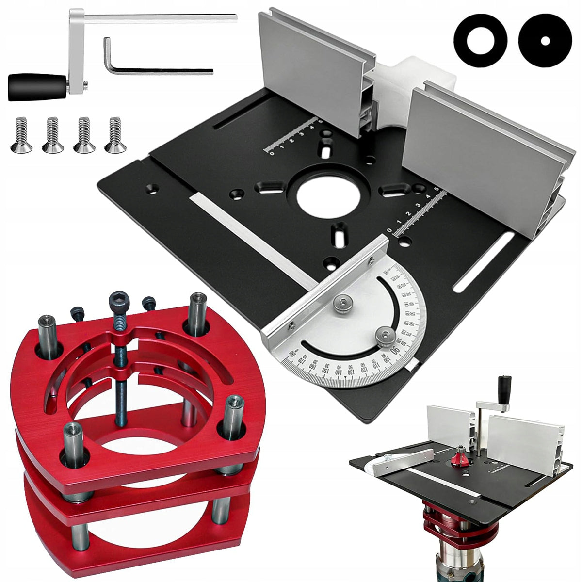 INSERT PLATE TABLE TOP FOR MILLING MACHINE TABLE INSERT FOR WOODWORKING SET