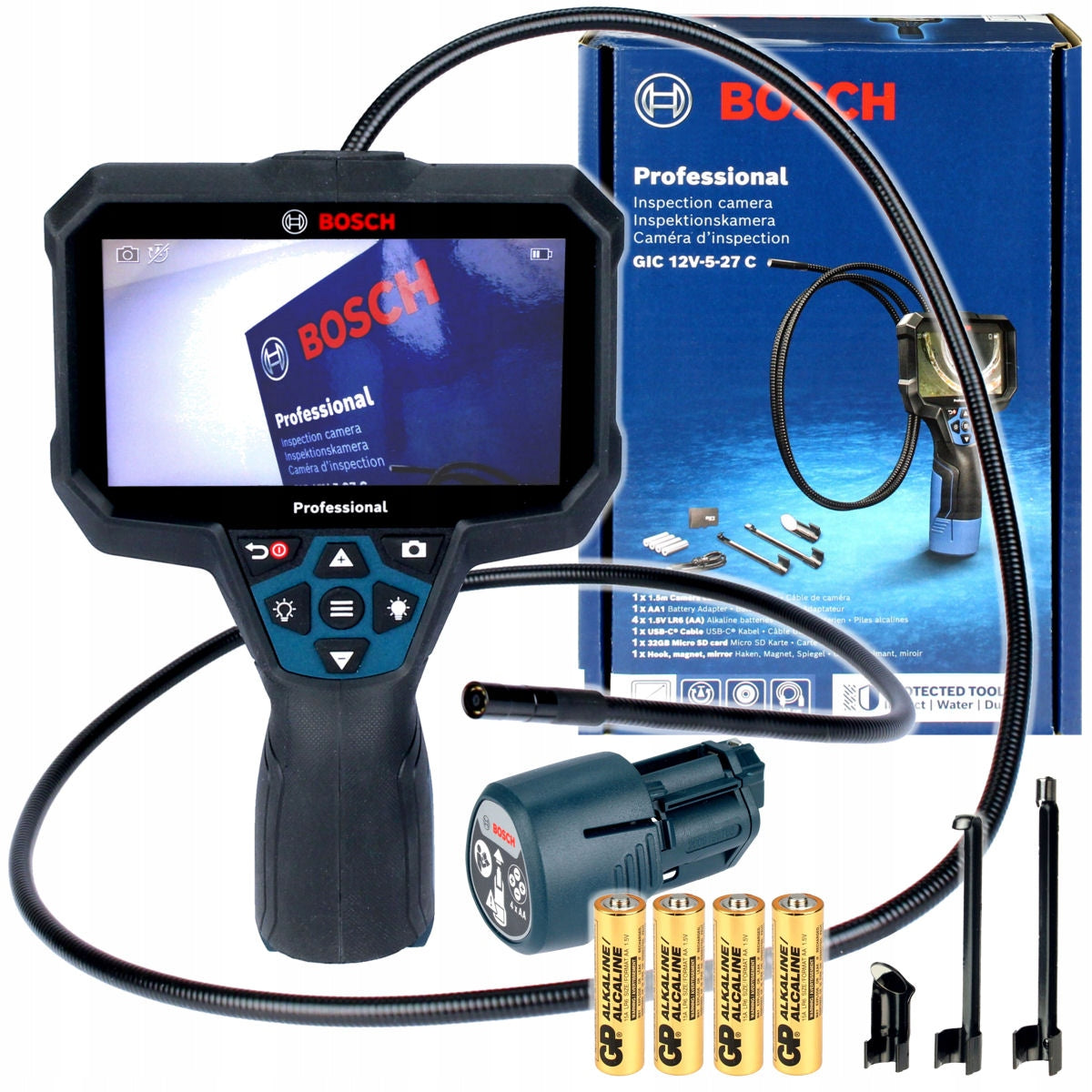 INSPECTION CAMERA ENDOSCOPE 8,3mm GIC 12V-5-27 C BOSCH