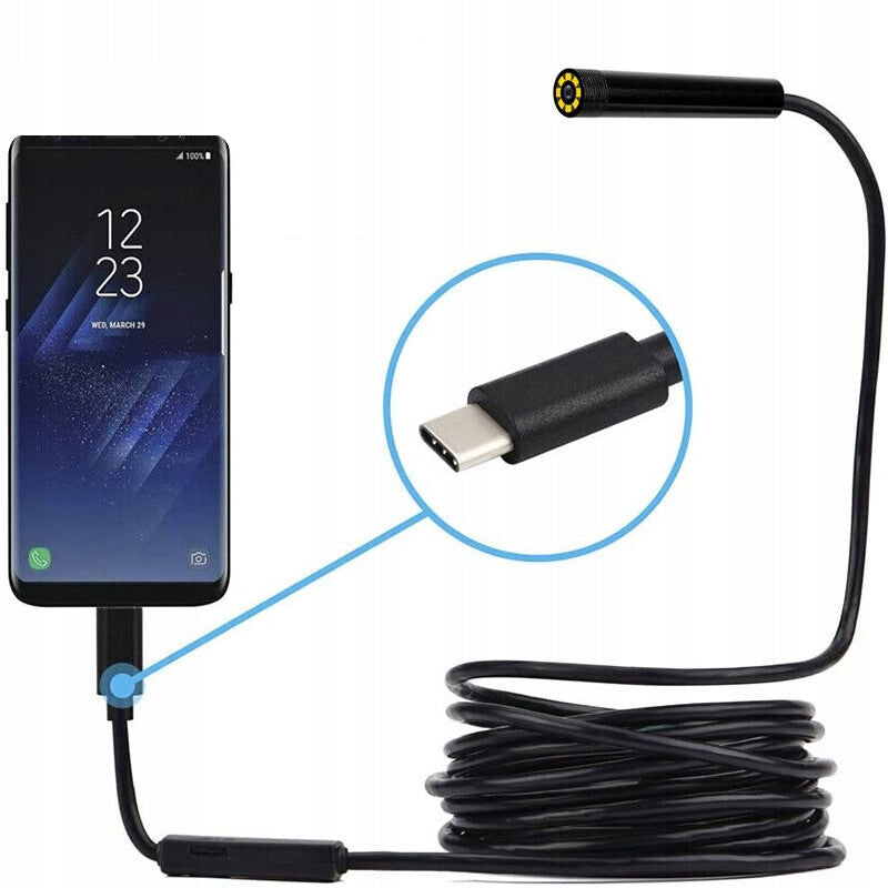 INSPECTION CAMERA ENDOSCOPE DUAL 2x FULLHD APP ANDROID IOS WIFI W300 8mm 3m Manufacturer code SURIX W300 DUO PRO 3M WIFI 2CAM FHD