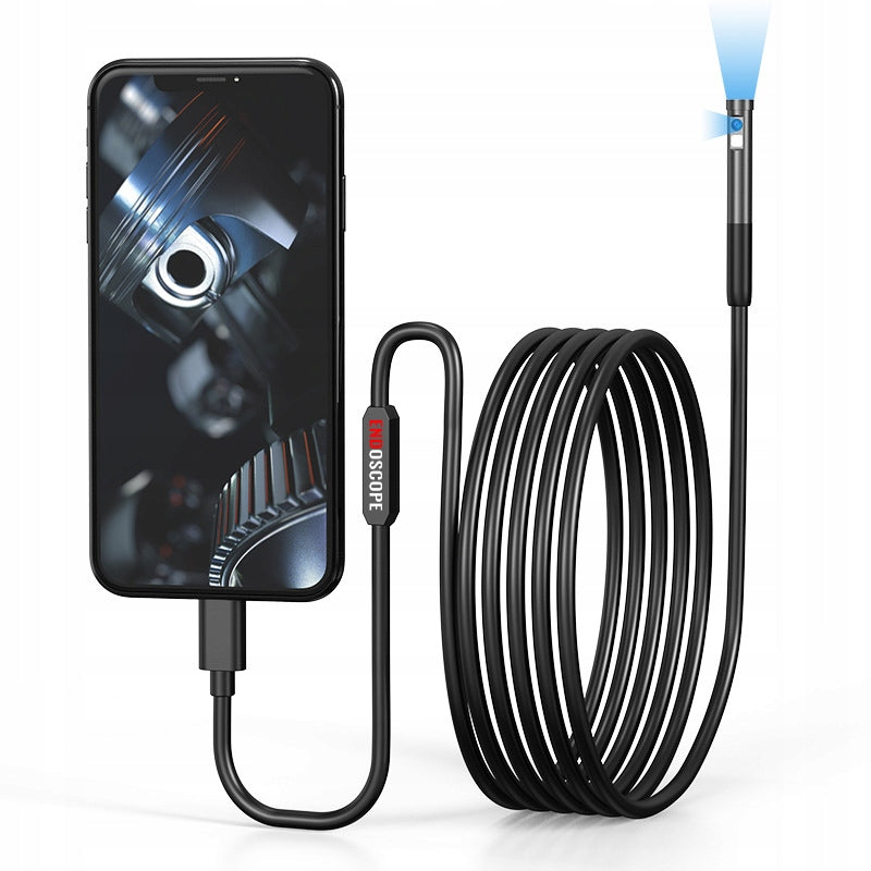 INSPECTION CAMERA ENDOSCOPE W300 DUAL 2x FULLHD WIFI APP ANDROID IOS 8mm 2m
