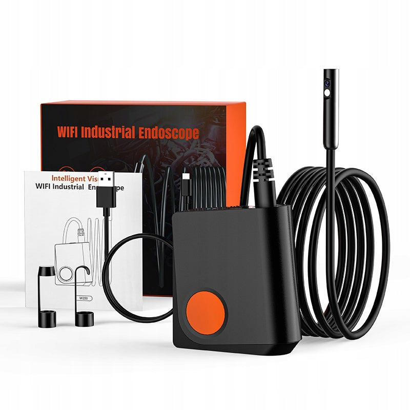 INSPECTION CAMERA ENDOSCOPE WiFi Android iOS DUO LED WORKSHOP 5m CABLE EAN (GTIN) 5905072881081