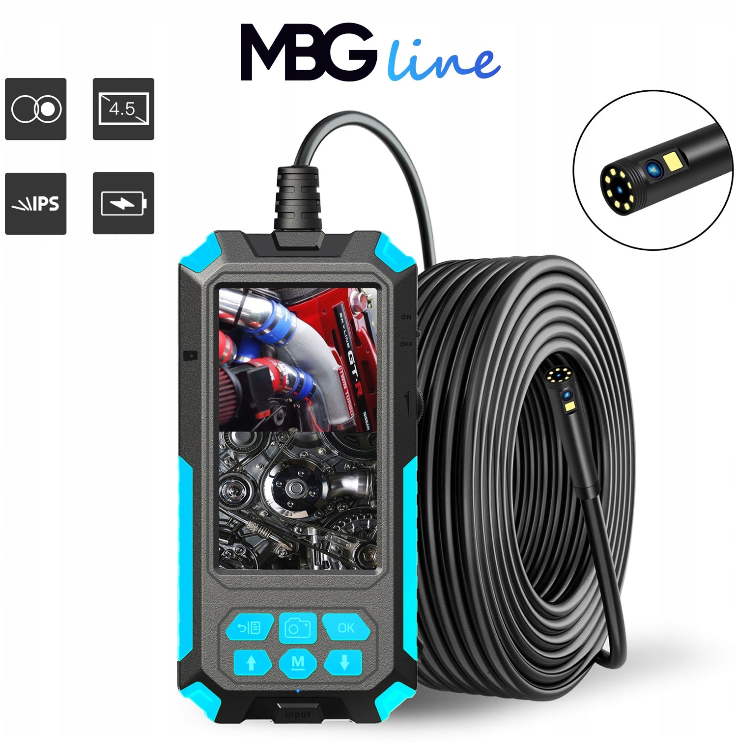 INSPECTION Camera DUO ENDOSCOPE 5M 9LED 2xFULL HD EAN (GTIN) 5902659174536