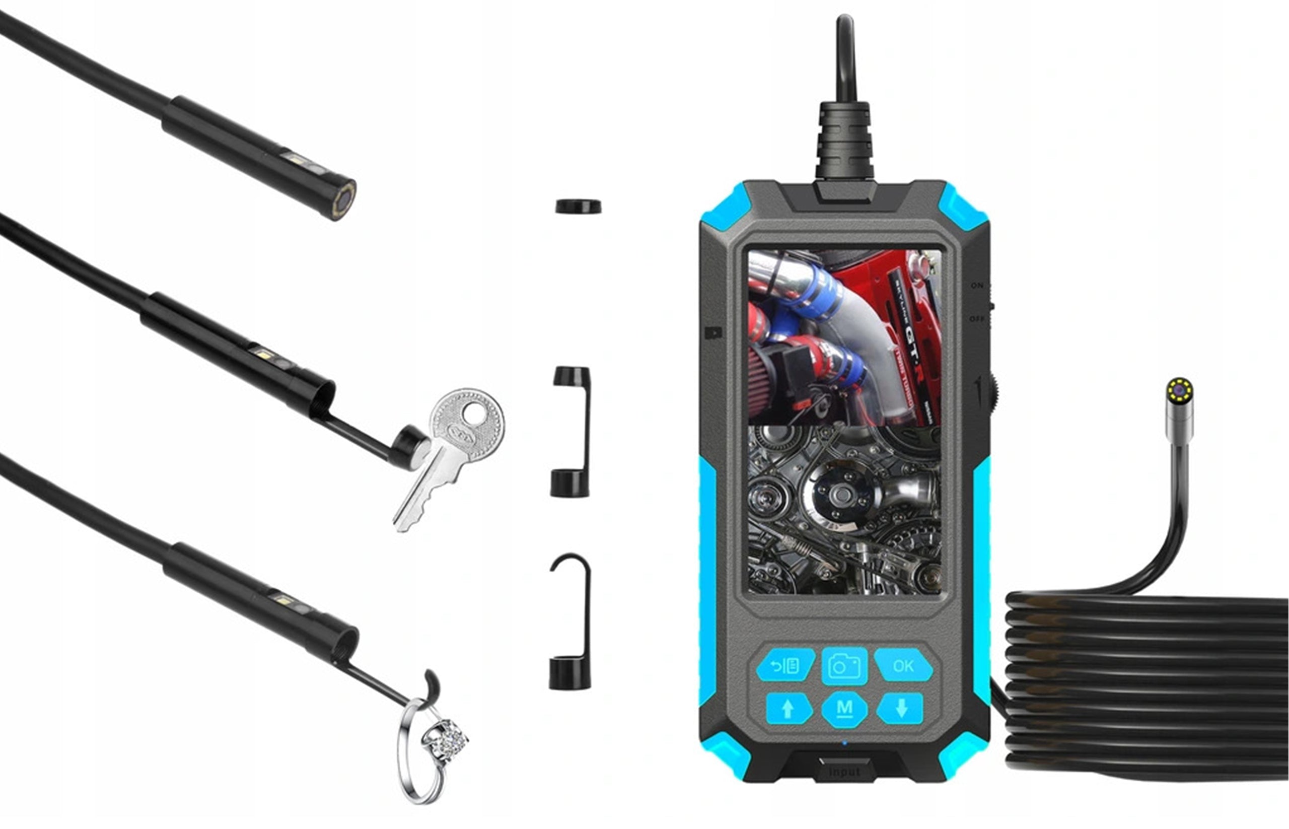 INSPECTION Camera DUO ENDOSCOPE 5m 9LED 2x FULL HD Manufacturer code P50