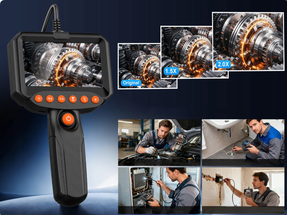 INSPECTION Camera DUO ENDOSCOPE TWO CAMERAS 5M 8LED 2x Full HD Photography Manufacturer code 13034376-1