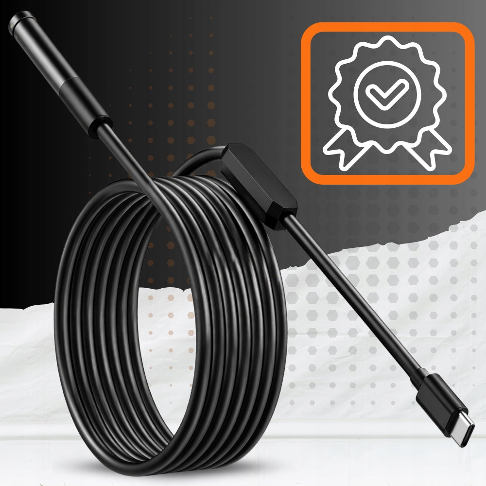 INSPECTION Camera ENDOSCOPE WiFi DUO 2xFHD 2 cameras 7LED 3m for iPHONE iOS Brand Surix
