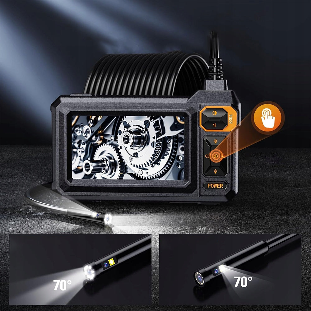 INSPECTION ENDOSCOPE CAMERA WITH SCREEN 4.3 LCD WATERPROOF 8 LED 5M CABLE Brand no brand