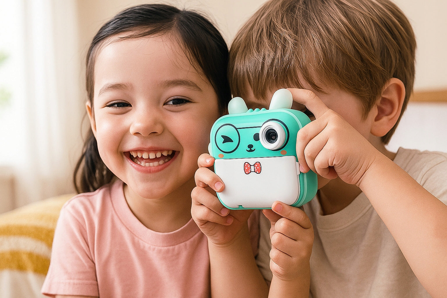 INSTANT CAMERA FOR CHILDREN 2 PRINTING CAMERAS +13 ROLLS OF PRINT CARTRIDGE EAN (GTIN) 5907489029223