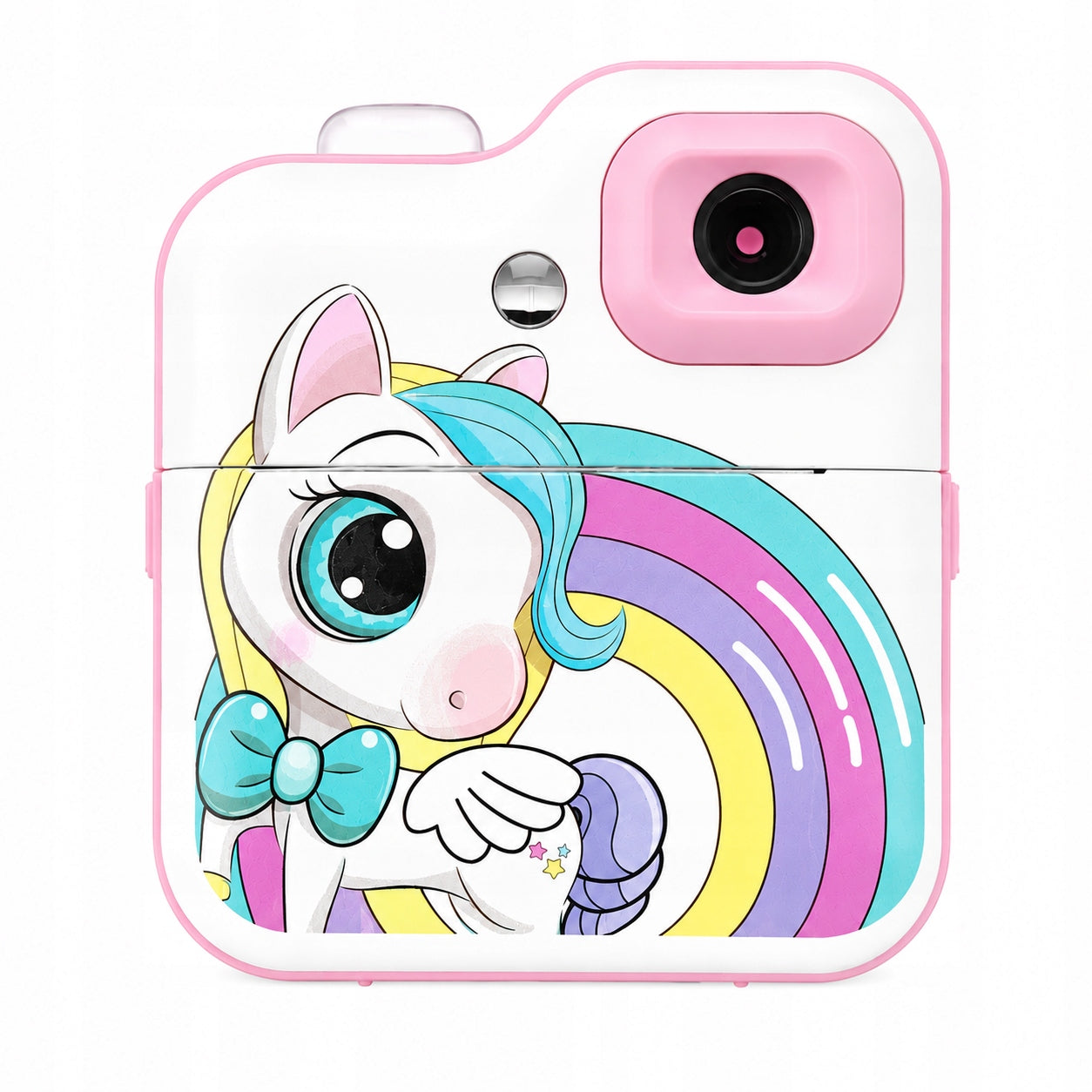 INSTANT CAMERA FOR CHILDREN DIGITAL THERMAL PRINTER GIFT BT MP3 Manufacturer code Aparat dla dzieci na prezent rolki jednorożec