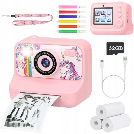 INSTANT CAMERA FOR CHILDREN MINI PRINTER + 3 ROLLS + FREEBIE Brand no brand