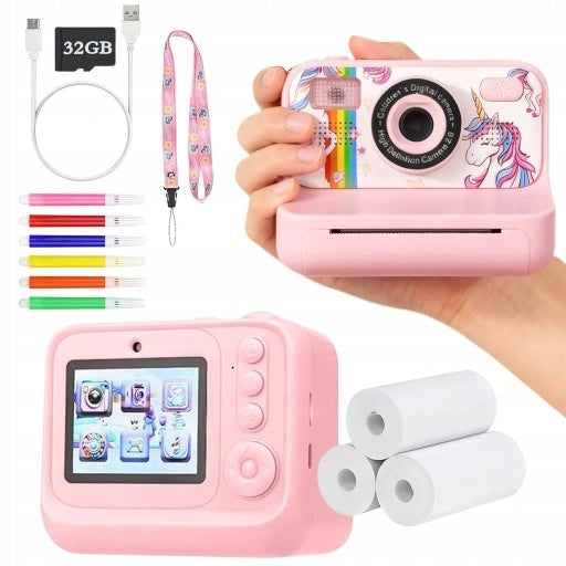 INSTANT CAMERA FOR CHILDREN MINI PRINTER + 3 ROLLS + FREEBIE
