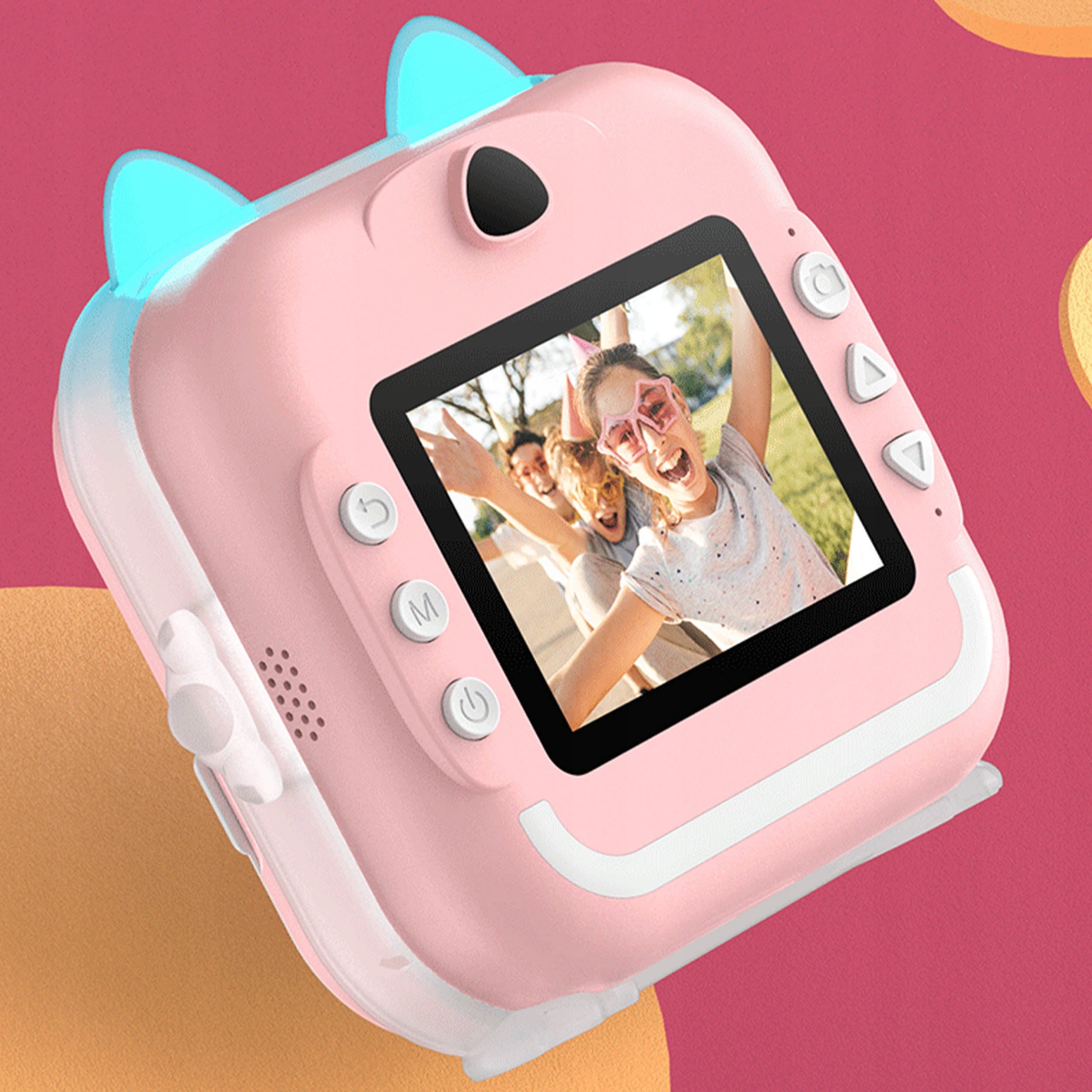 INSTANT CAMERA FOR CHILDREN MINI THERMAL ZOOM PRINTER + 23 ROLLS Manufacturer code DO ZDJEĆ DRUKARKA APARAT NATYCHMIASTOWY