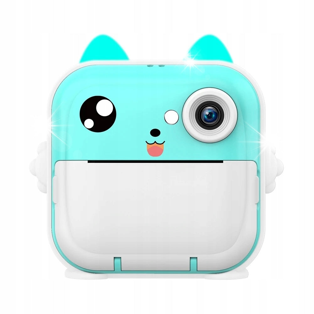 INSTANT CAMERA FOR CHILDREN PRINT MINI PRINTER + 11 ROLLS + STICKERS