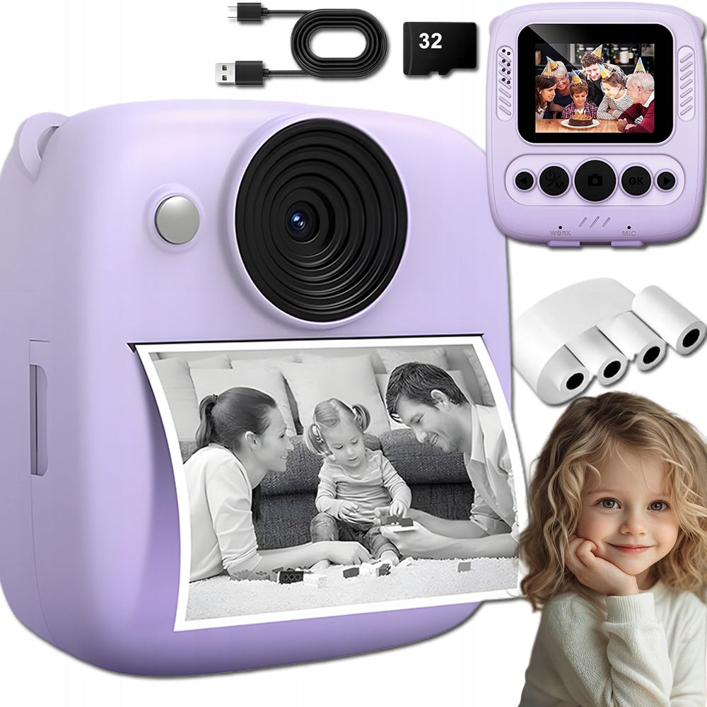 INSTANT CAMERA FOR CHILDREN PRINTER FOR GIFT