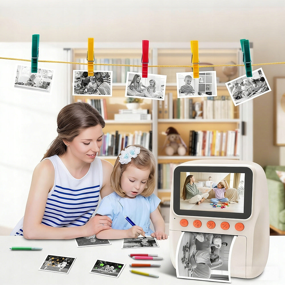 INSTANT CAMERA FOR CHILDREN SAFE LIGHTWEIGHT ABS SILICONE HOUSING Brand Bedee